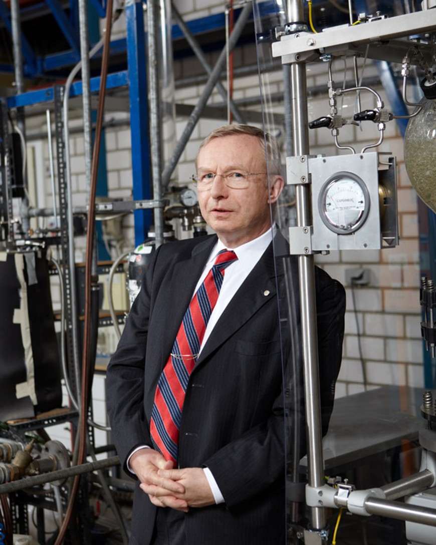 Prof. Dr. Manfred Hampe, Fachgebiet Thermische Verfahrenstechnik, Fachbereich Maschinenbau. Bild: Katrin Binner